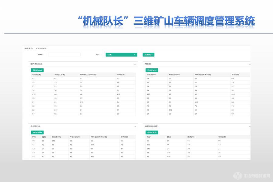 三维矿山车辆调度管理系统