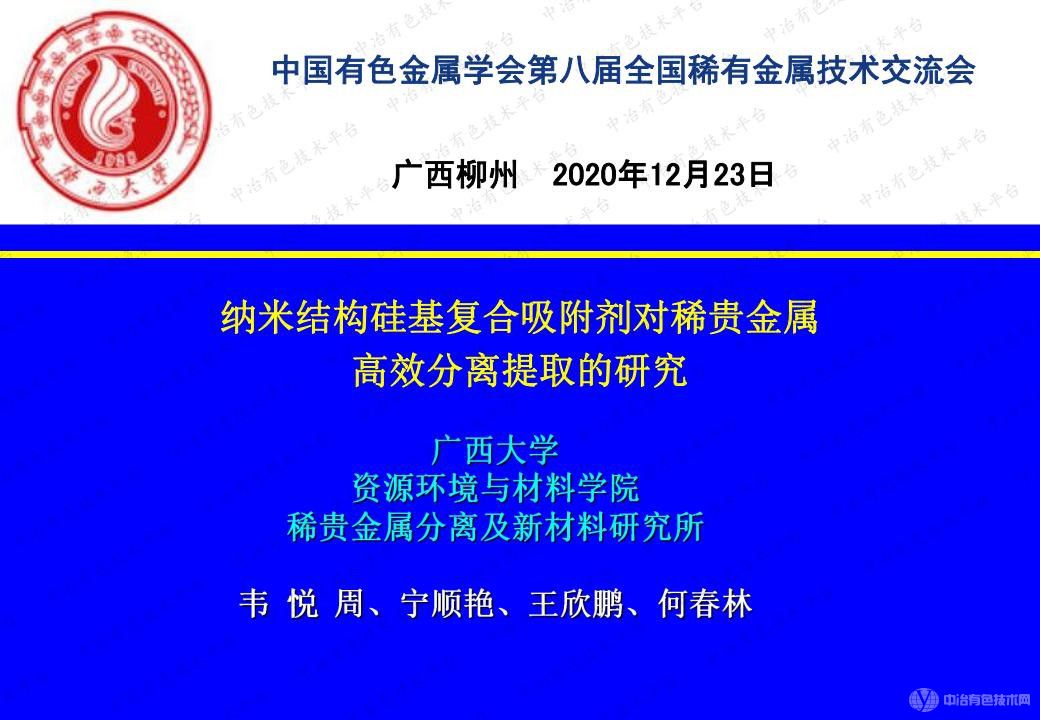 纳米结构硅基复合吸附剂的研究