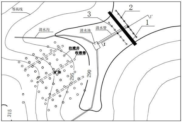 离子型稀土矿原地浸矿场渗漏液收集系统和方法