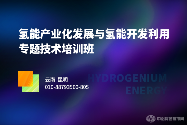 氢能产业化发展与氢能开发利用专题技术培训班