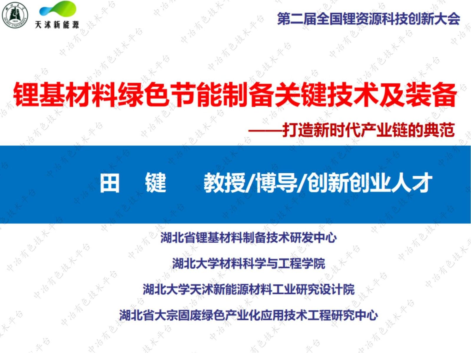 锂基材料绿色节能制备关键技术及装备——打造新时代产业链的典范