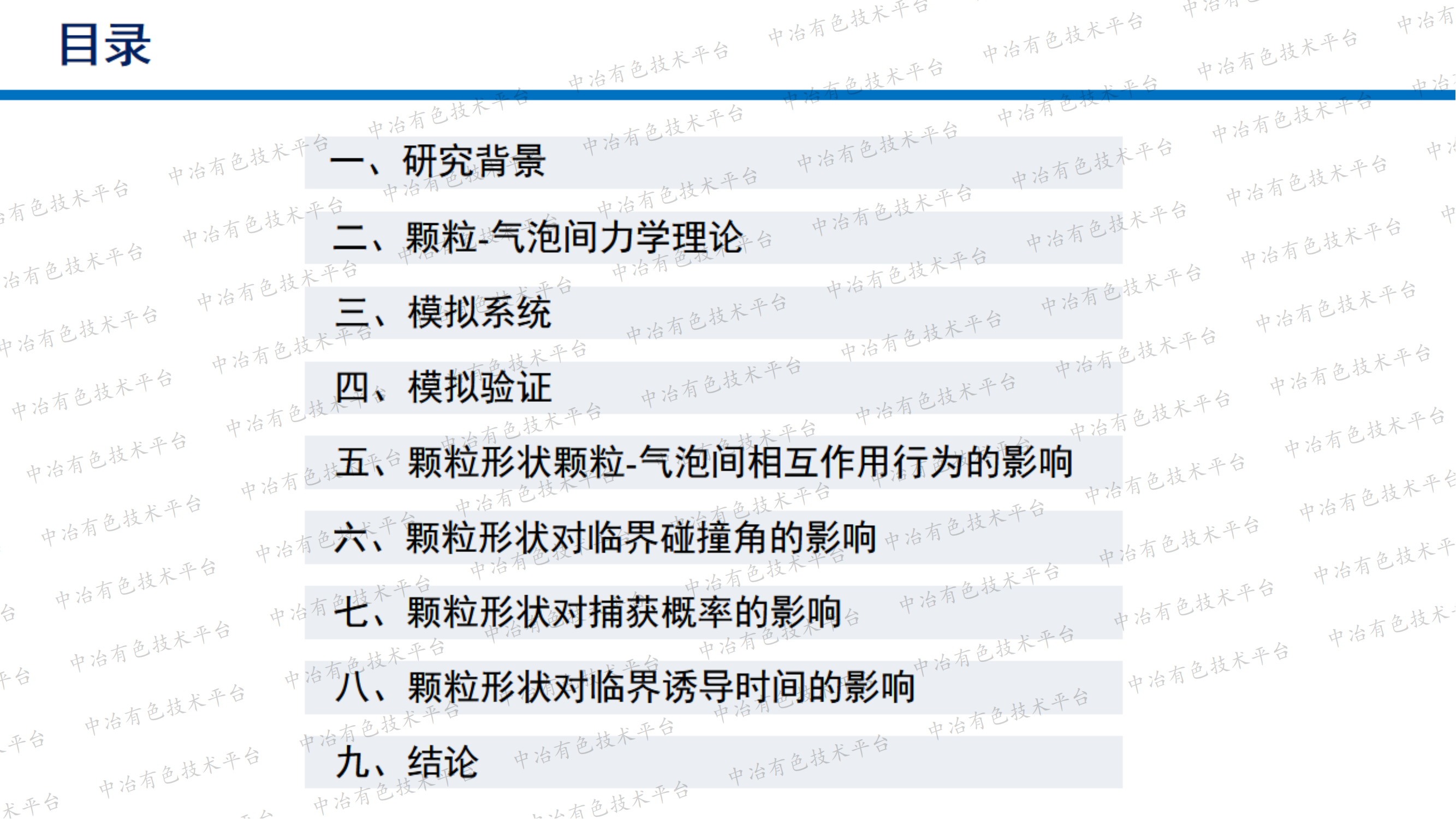 颗粒-气泡间相互作用行为的模拟研究