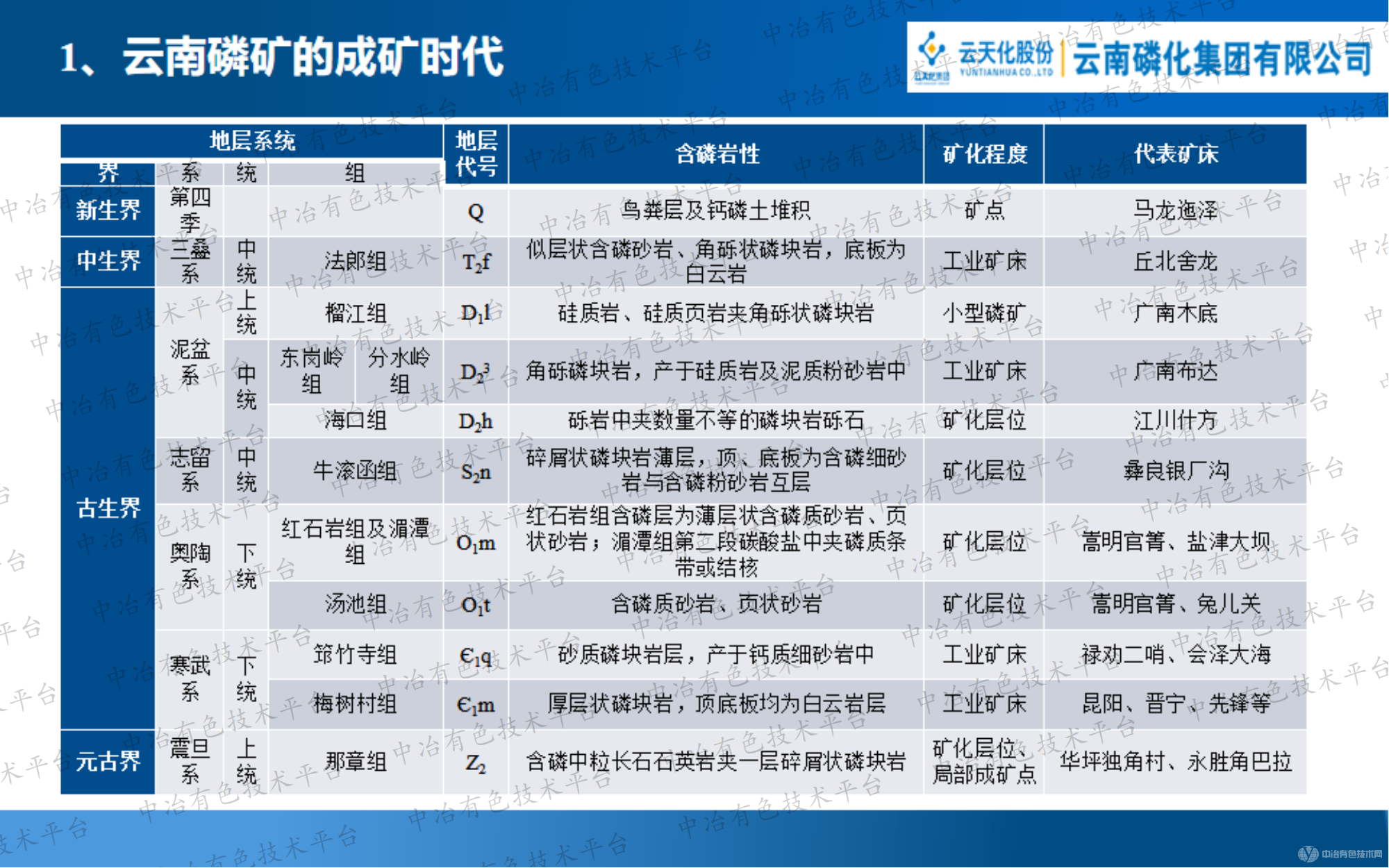 云南磷矿工艺矿物学特征