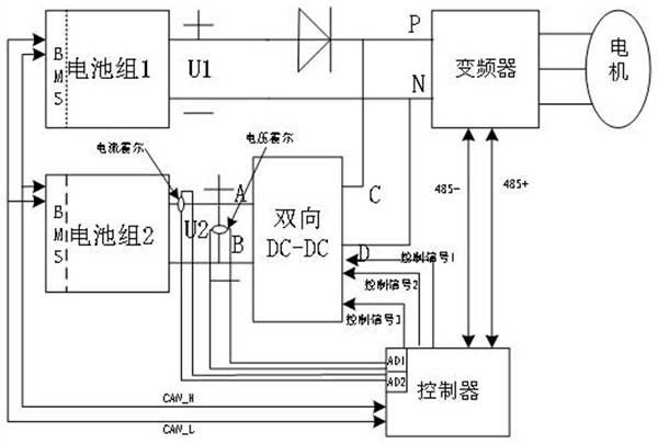 分解电池式矿用电机车能量回收装置及控制方法