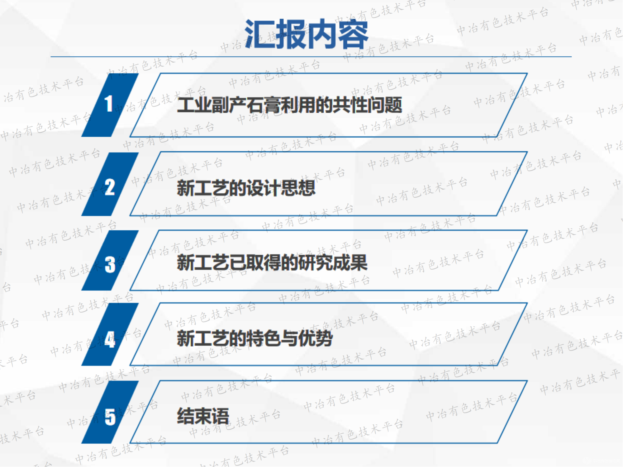 工业石膏资源化综合利用新技术开发及应用