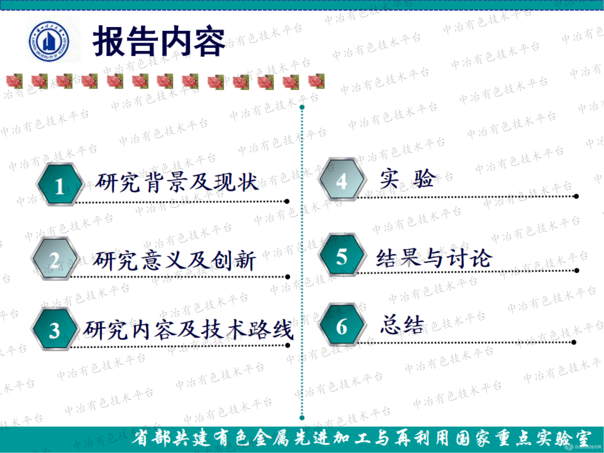镍渣中有价金属回收再利用的研究