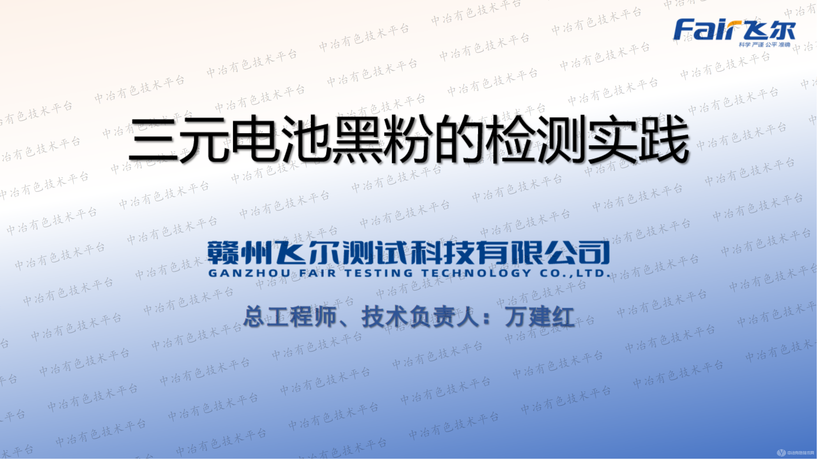 三元电池黑粉的检测实践