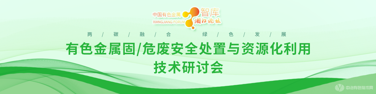 有色金属固/危废安全处置与资源化利用技术研讨会