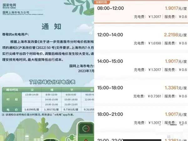 7月份峰谷电价表 7月份峰谷电价表