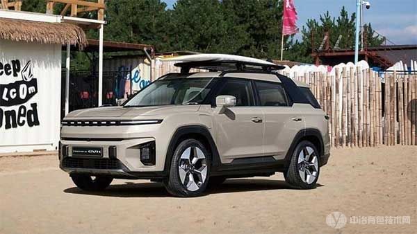 搭载中国比亚迪LFP电池的KG Mobility Torres EVX