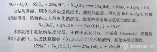 冶金百科 | 铍冶金工艺与装备 - 氢氧化铍的制备