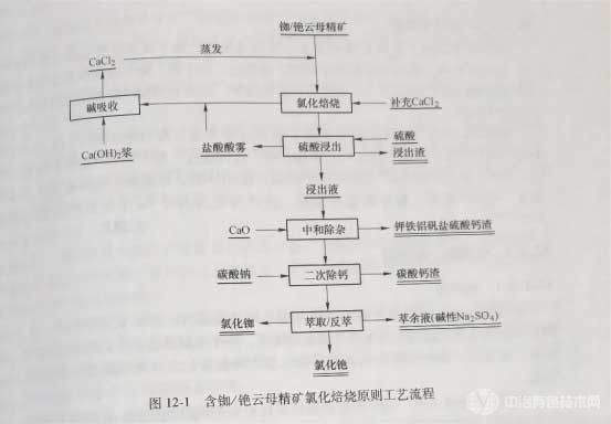 冶金百科 | 铷铯生产主要方法 - 沉淀法、离子交换法及溶液萃取法