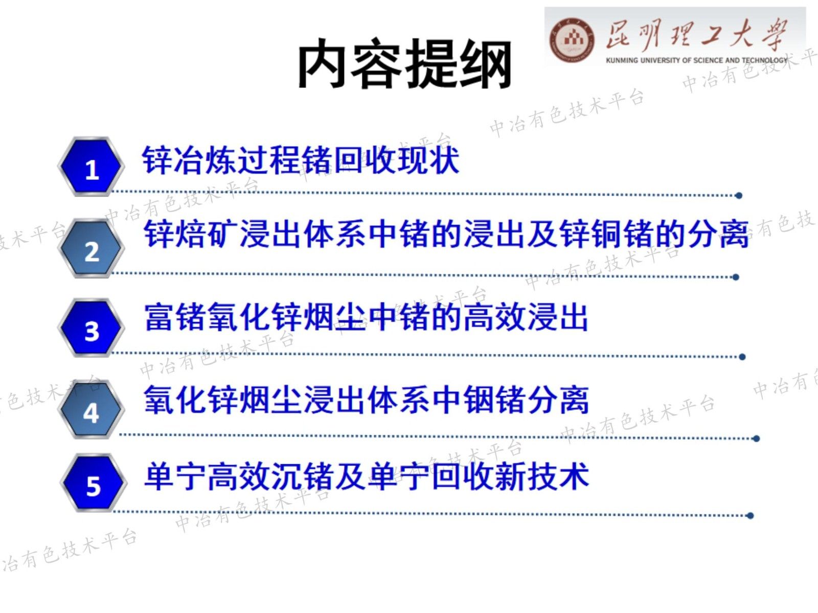 含锗锌物料清洁提取与资源化利用关键技术