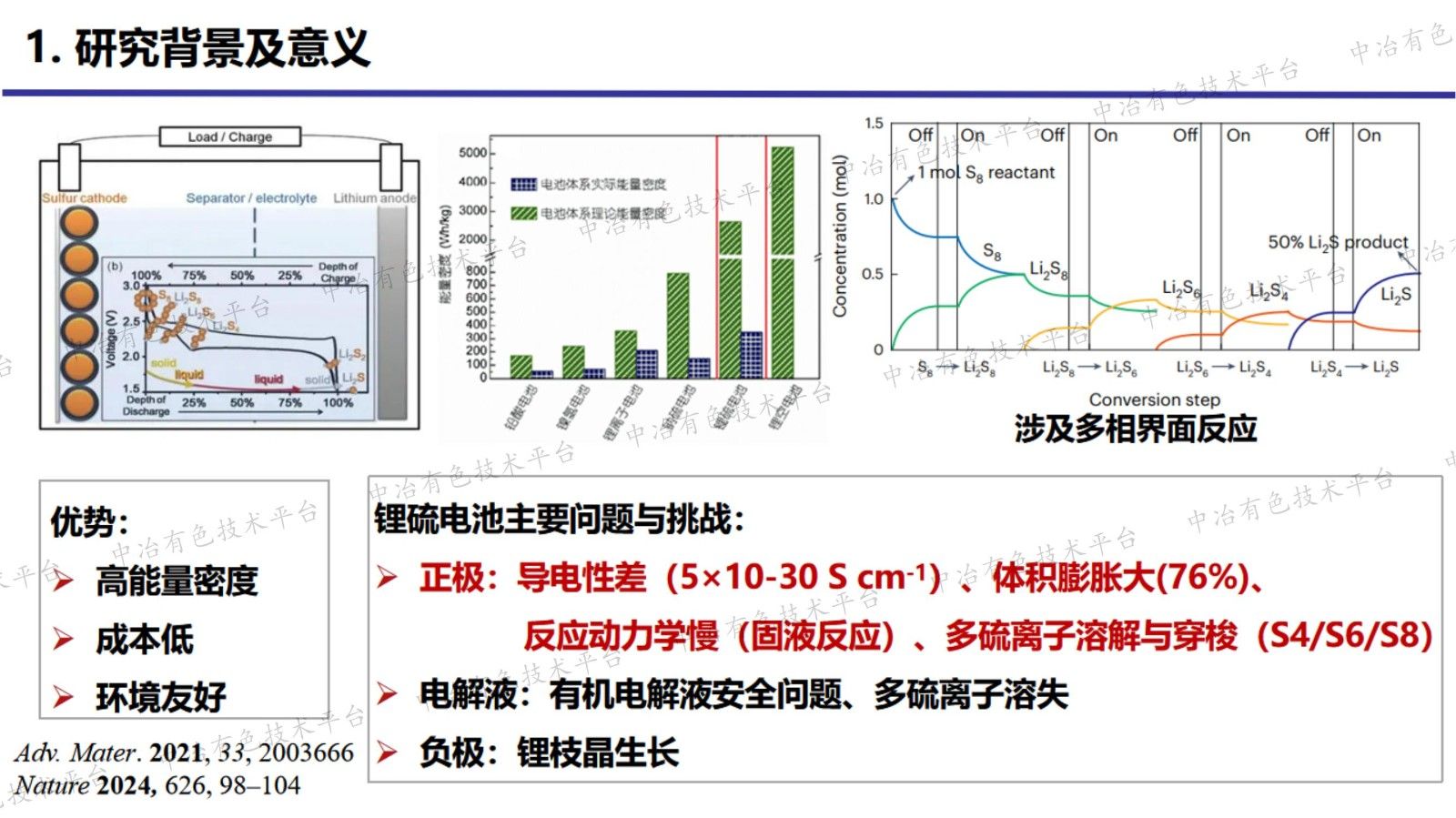 锂硫电池正极材料的设计合成及相关机制研究