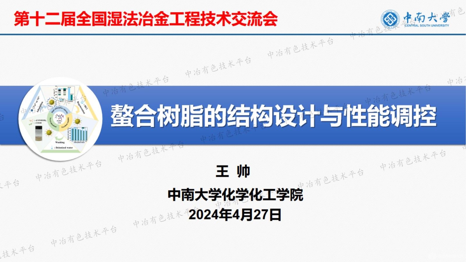 螯合树脂的结构设计与性能调控