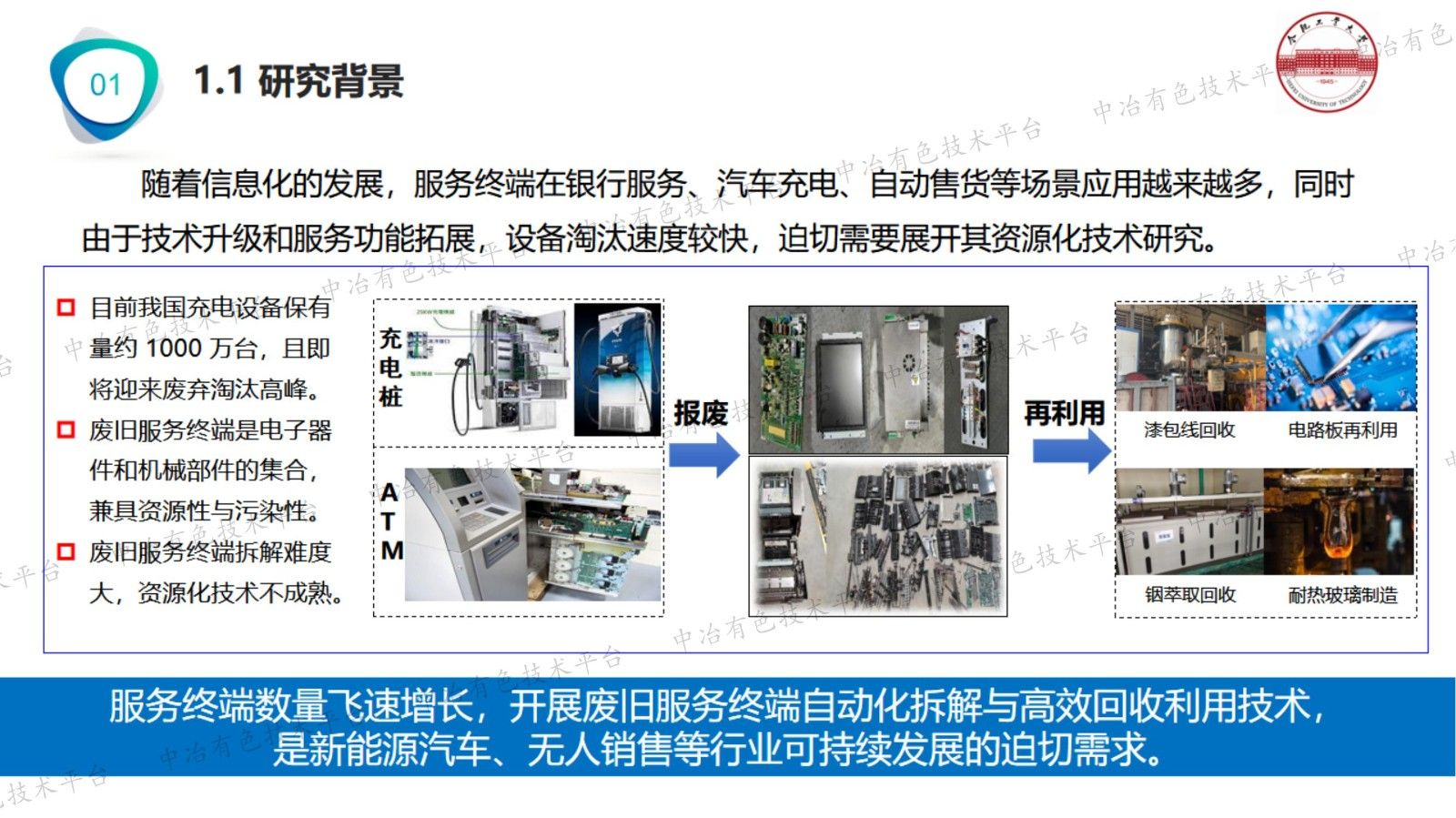 废旧服务终端高效拆解与资源化