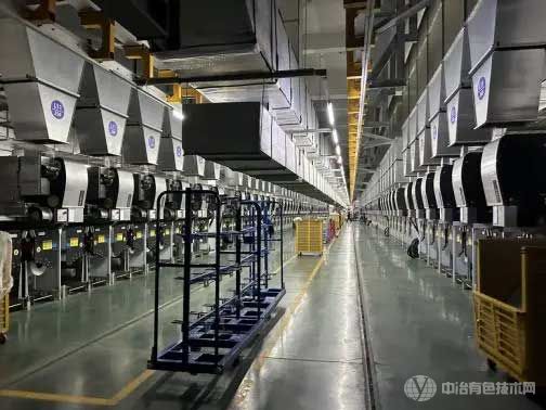 新凤鸣集团新沂基地长丝卷绕车间 新凤鸣集团新沂基地长丝卷绕车间