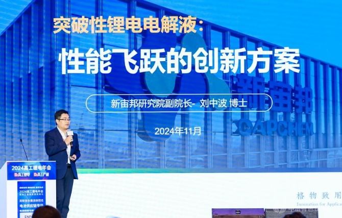 2024年锂电行业盛会：新宙邦荣获‘年度国际布局先锋’称号”