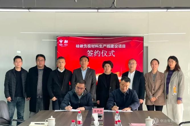 碳一集团硅碳负极项目正式签约落地江山
