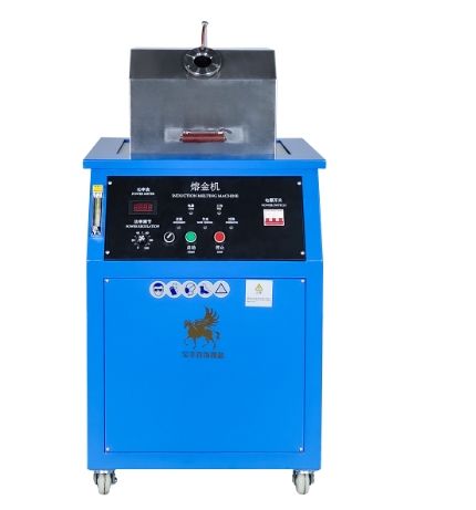 1600°C感应加热黄金熔炼炉(带保护气罩)6kg-8kg黄金