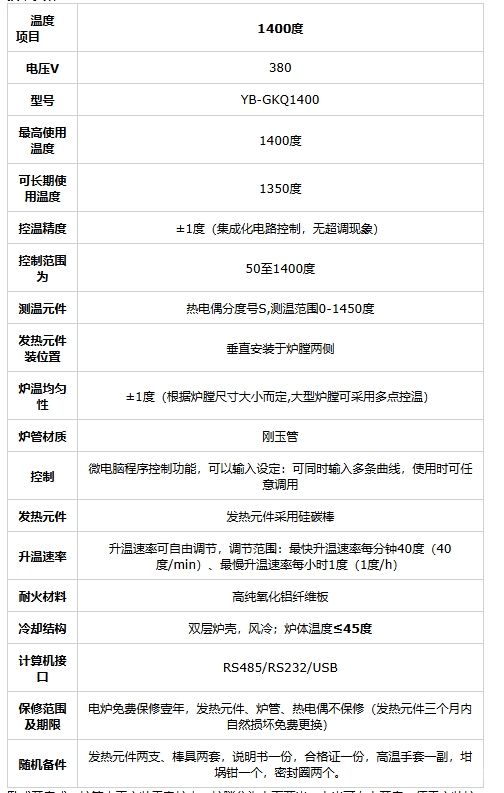 1400度开启式管式炉