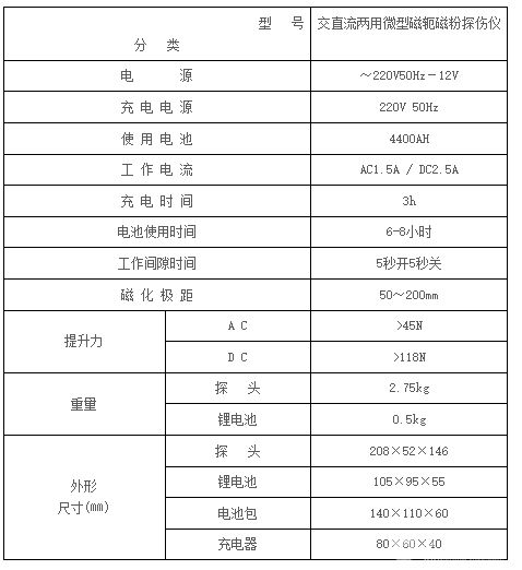 交直流微型磁轭探伤仪(锂电款)