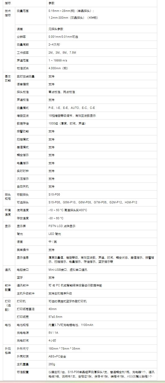 ST600A超声波测厚仪（薄件测量）