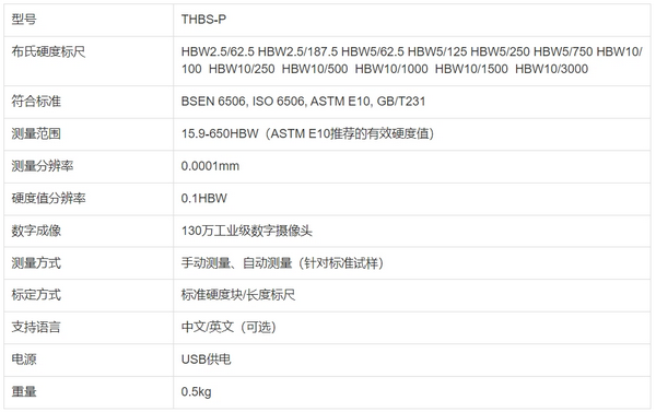 THBS-P 布氏硬度自动测量系统