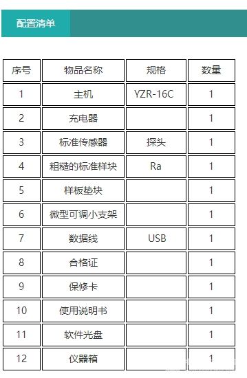 YZR-16C蓝牙通讯型高精度粗糙度仪