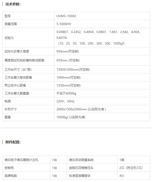 HVMS-1000Z门式全自动显微硬度计