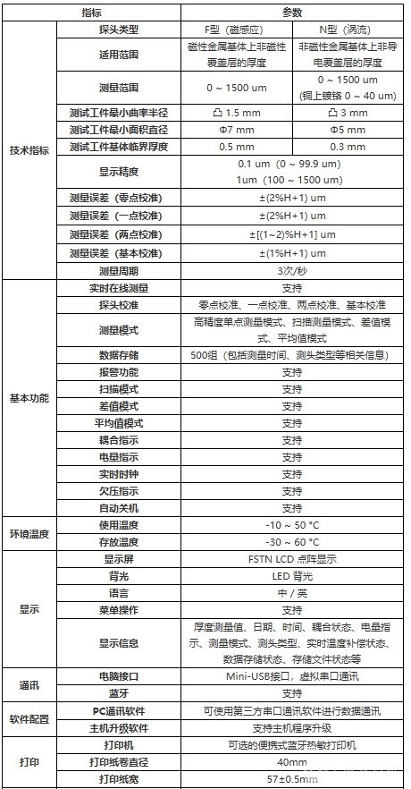 涂镀层测厚仪 PD-CT3 (蓝牙型)
