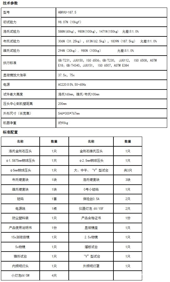 HBRVU-187.5布洛维光学硬度计