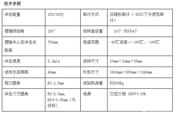 DIM系列微机控制半自动冲击试验机（常温、低温）