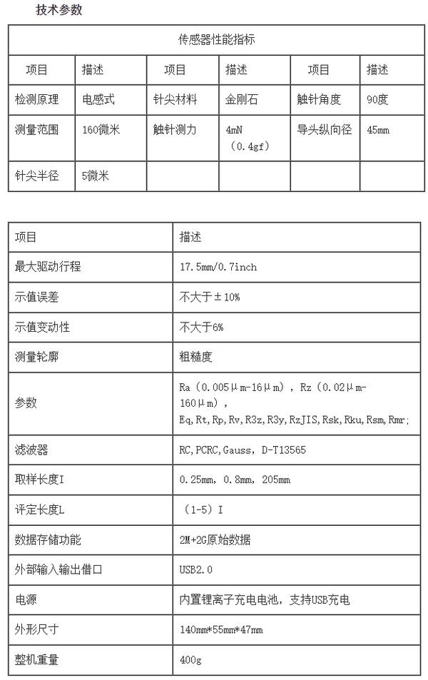 DT2200粗糙度仪