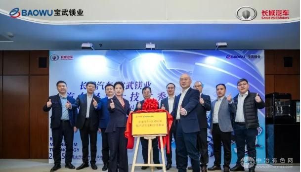 宝武镁业与长城汽车共筑镁合金轻量化新篇章