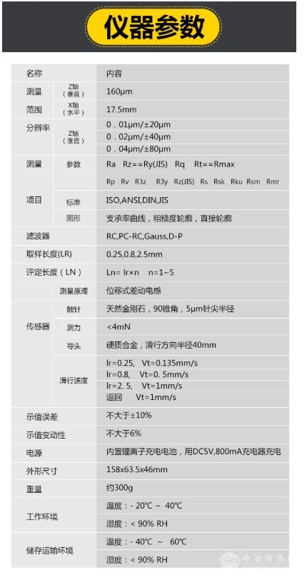 HR200粗糙度仪