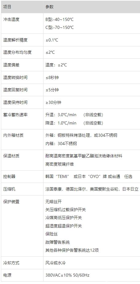 两箱冷热冲击试验箱
