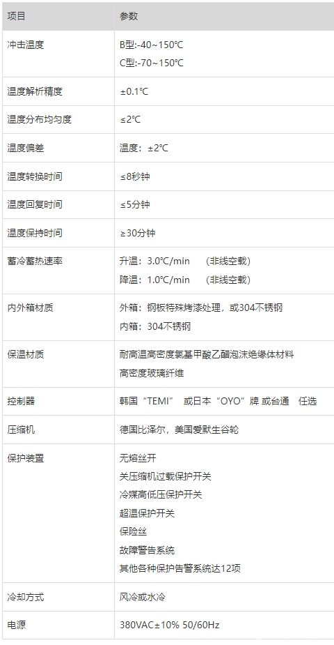 卧式冷热冲击试验箱