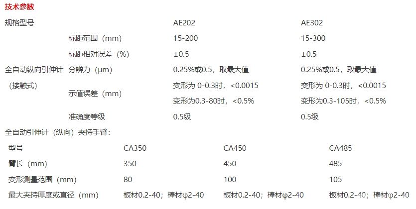 全自动引伸计