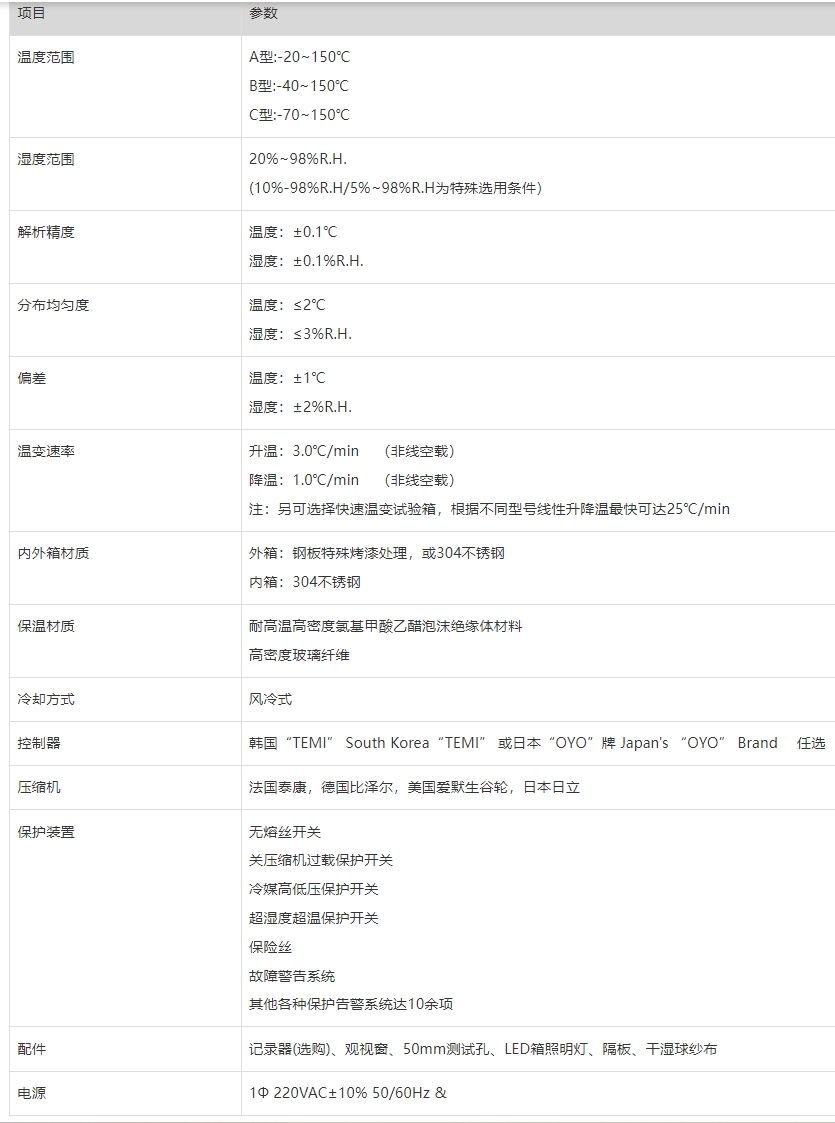 立式恒温恒湿试验箱