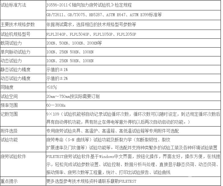 高频疲劳试验机
