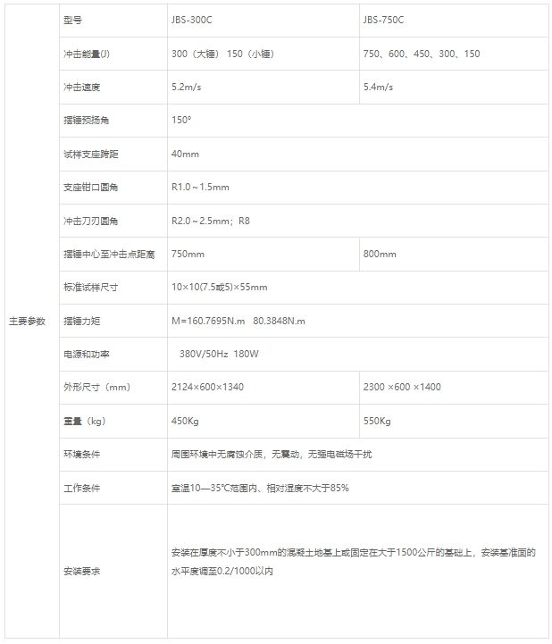 铸造件冲击试验机