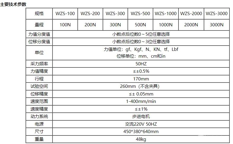 桌上型电子万能试验机(带触摸显示屏)