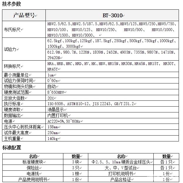 视觉布氏硬度计BT-3010