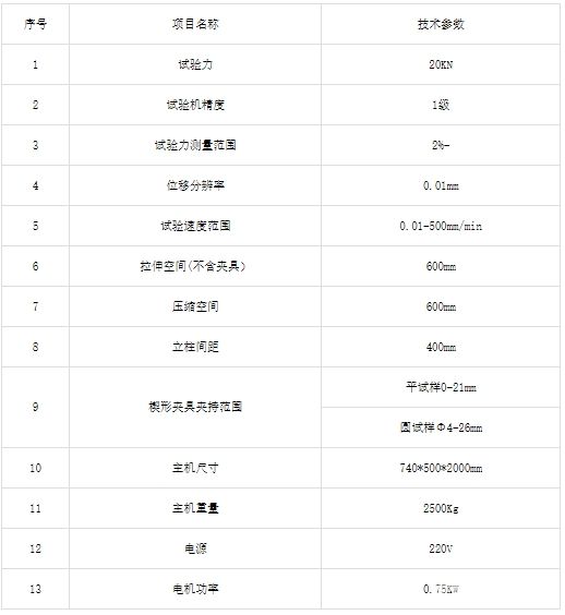 LDW-20微机控制电子拉力试验机