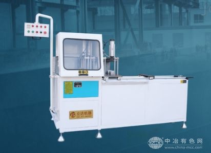 铝门窗高效数控全自动角码切割锯