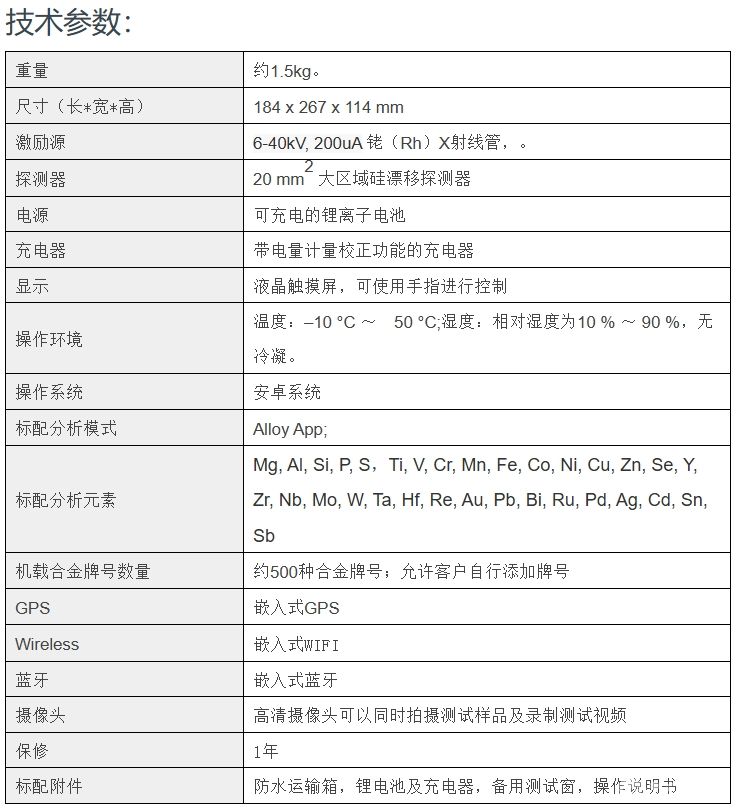 X200手持式光谱仪