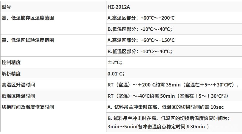 80L 两槽式冷热冲击箱 （升降式）