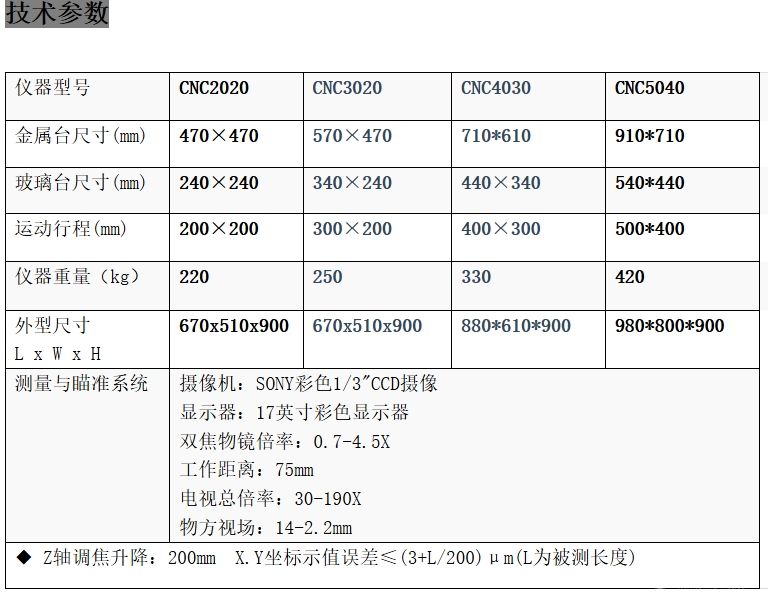 CNC二次元影像测量仪(2.5D) HZ-3502A