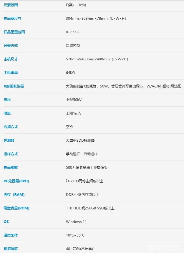 ScopeX真空型X荧光光谱仪